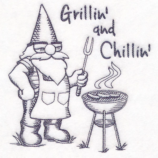 Grillin' and Chillin' Gnome - Image 4