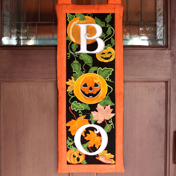 Halloween Boo Square - Jack o' Lantern