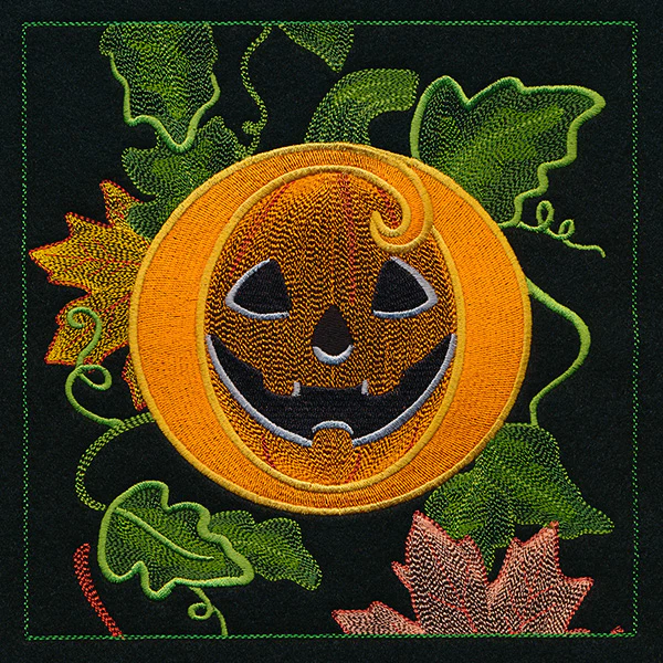 Halloween Boo Square - Jack o' Lantern - Image 14