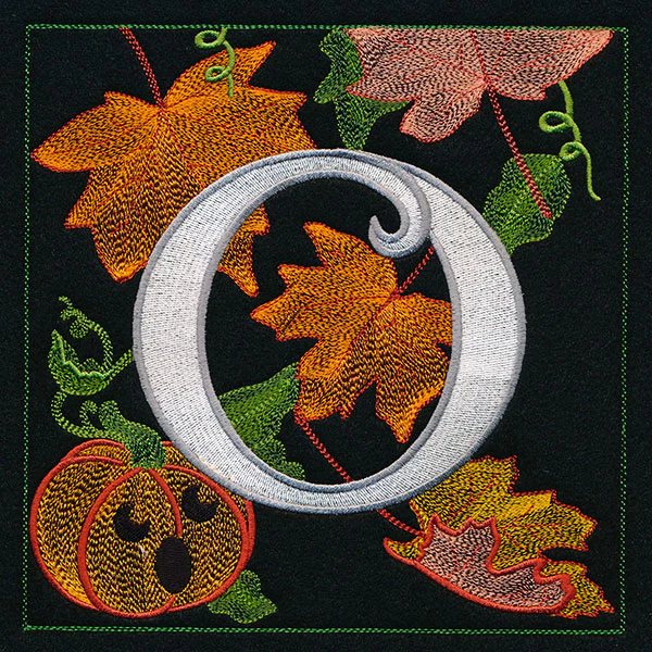 Halloween Boo Square - O - Image 5