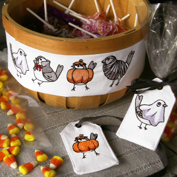 Halloween Chickadee Border - Image 12