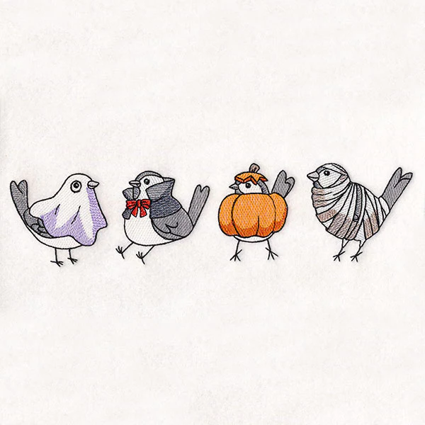Halloween Chickadee Border - Image 13