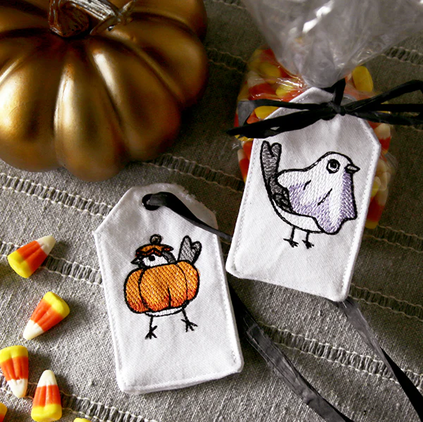 Halloween Chickadee - Pumpkin - Image 5