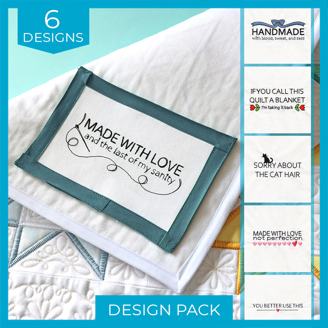 Handmade Humor Quilt Labels Design Pack - Image 3