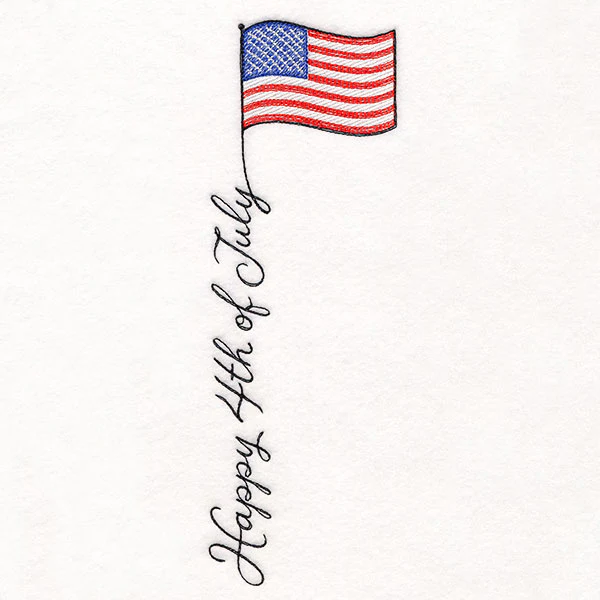Happy 4th of July Flag - Image 6