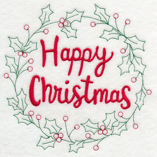 Happy Christmas Wreath - Image 2