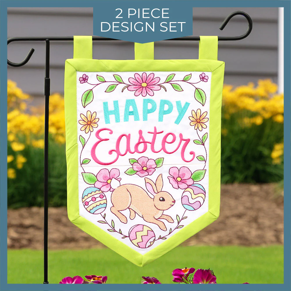 Happy Easter Garden Flag - Image 9