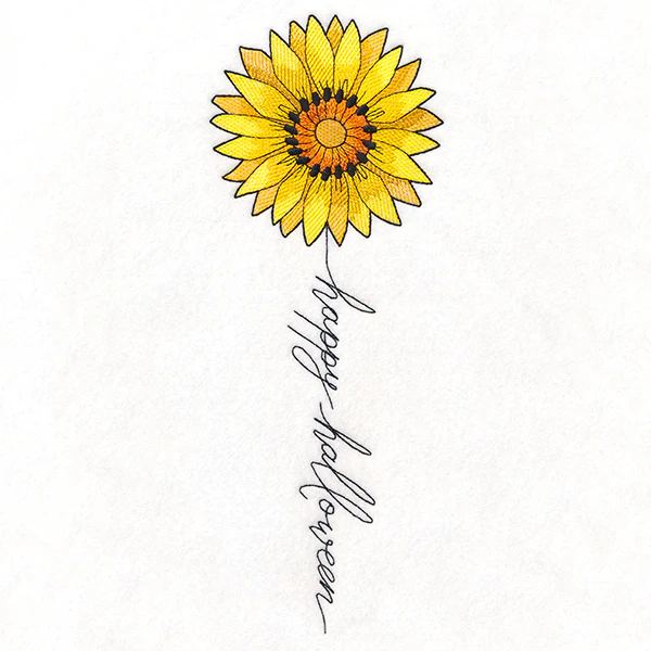 Happy Halloween Bloom Sunflower - Image 6