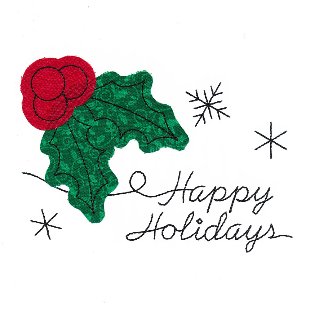 Happy Holidays (Cardstock Applique) - Image 4