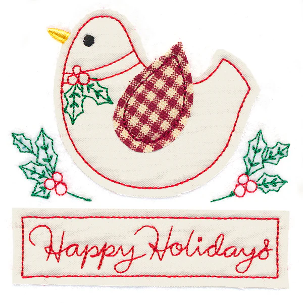 Happy Holidays Country Bird (Crafty Cut Applique) - Image 3