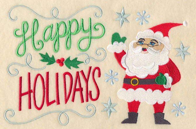 Happy Holidays Santa