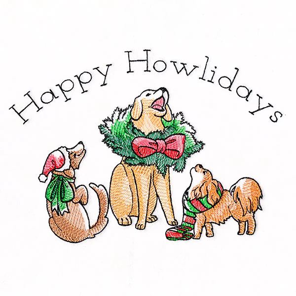 Happy Howlidays Caroling Dogs - Image 2