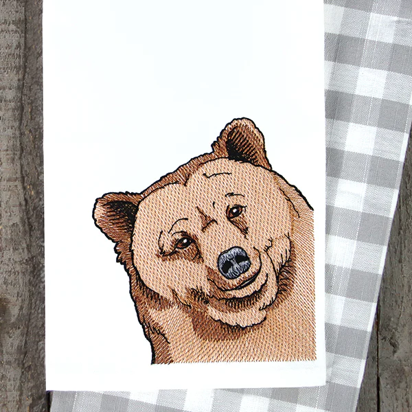 Happy Peeking Bear - Image 6