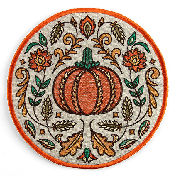 Harvest Folk Art Trivet (In-the-Hoop) - Image 4