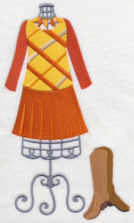 Harvest Gold Dress Form - Image 5