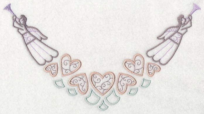 Heavenly Hearts Neckline (Crewneck)