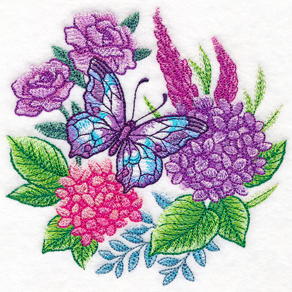 Heavenly Hydrangeas and Butterfly Bouquet - Image 7