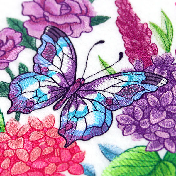 Heavenly Hydrangeas and Butterfly Bouquet - Image 8