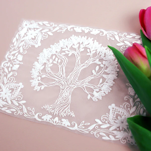 Heirloom Family Tree Doily (Organza) - Image 2