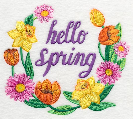 Hello Spring Flowers in Watercolor - Image 2