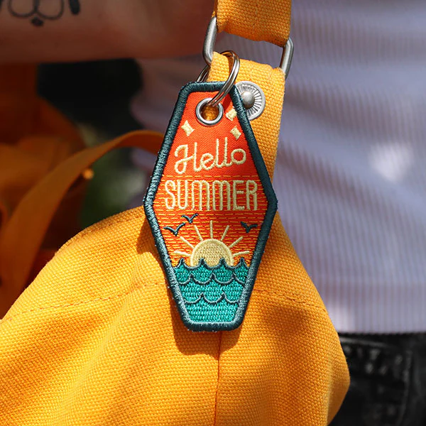 Hello Summer Keychain (In-the-Hoop) - Image 2