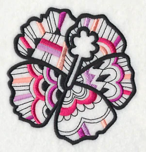 Hibiscus 1 (Blackwork)