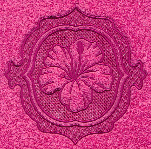 Hibiscus Medallion (Embossed) - Image 5