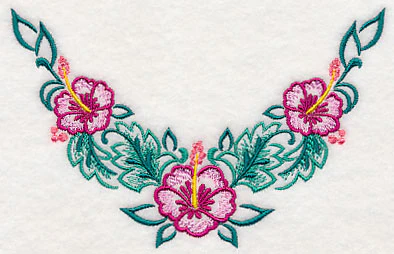 Hibiscus Neckline (V-Neck) - Image 3