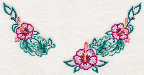 Hibiscus Neckline (V-Neck) (Split) - Image 3