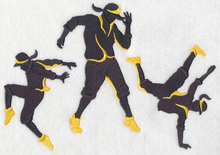 Hip-Hop Silhouette Trio - Female
