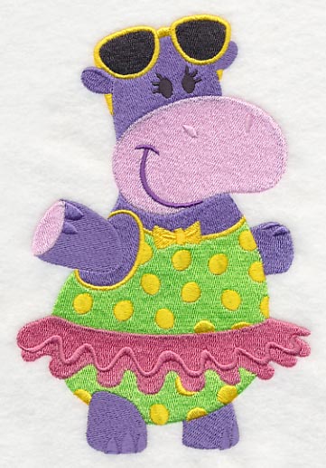 Hippo in Sunglasses - Image 3