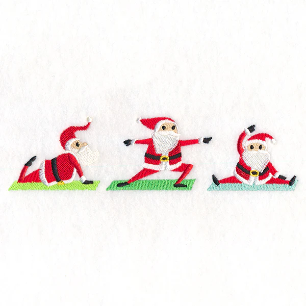 Ho-Ho-Yoga Santa Border - Image 4