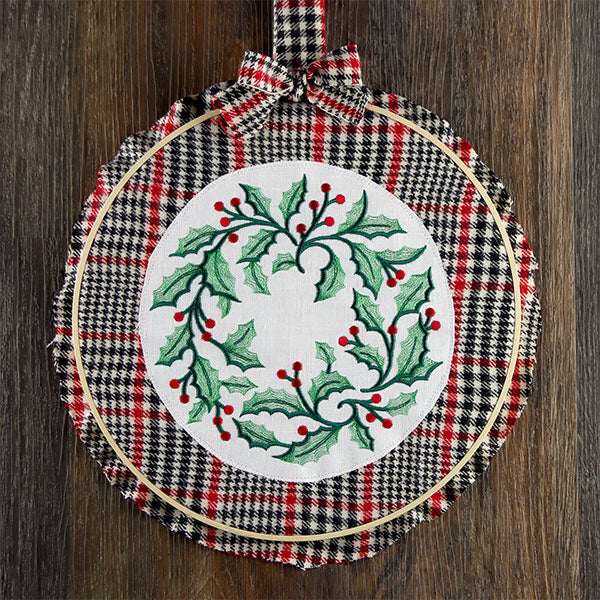 Holiday Holly Wreath - Image 2