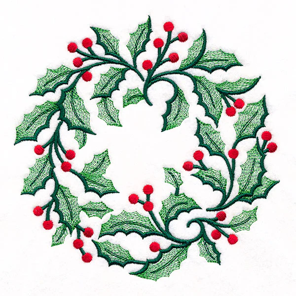 Holiday Holly Wreath - Image 5
