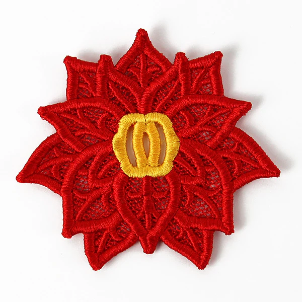 Holiday Poinsettia Accent (Lace) - Image 5