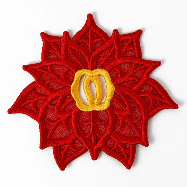 Holiday Poinsettia Accent (Lace) - Image 6