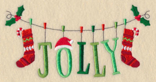Holly Jolly Clothesline - Image 3