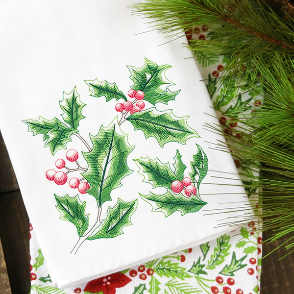 Holly-Jolly Holly Sketch - Image 4