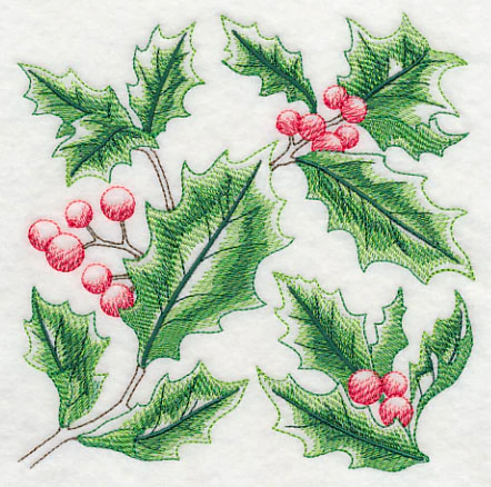 Holly-Jolly Holly Sketch - Image 5