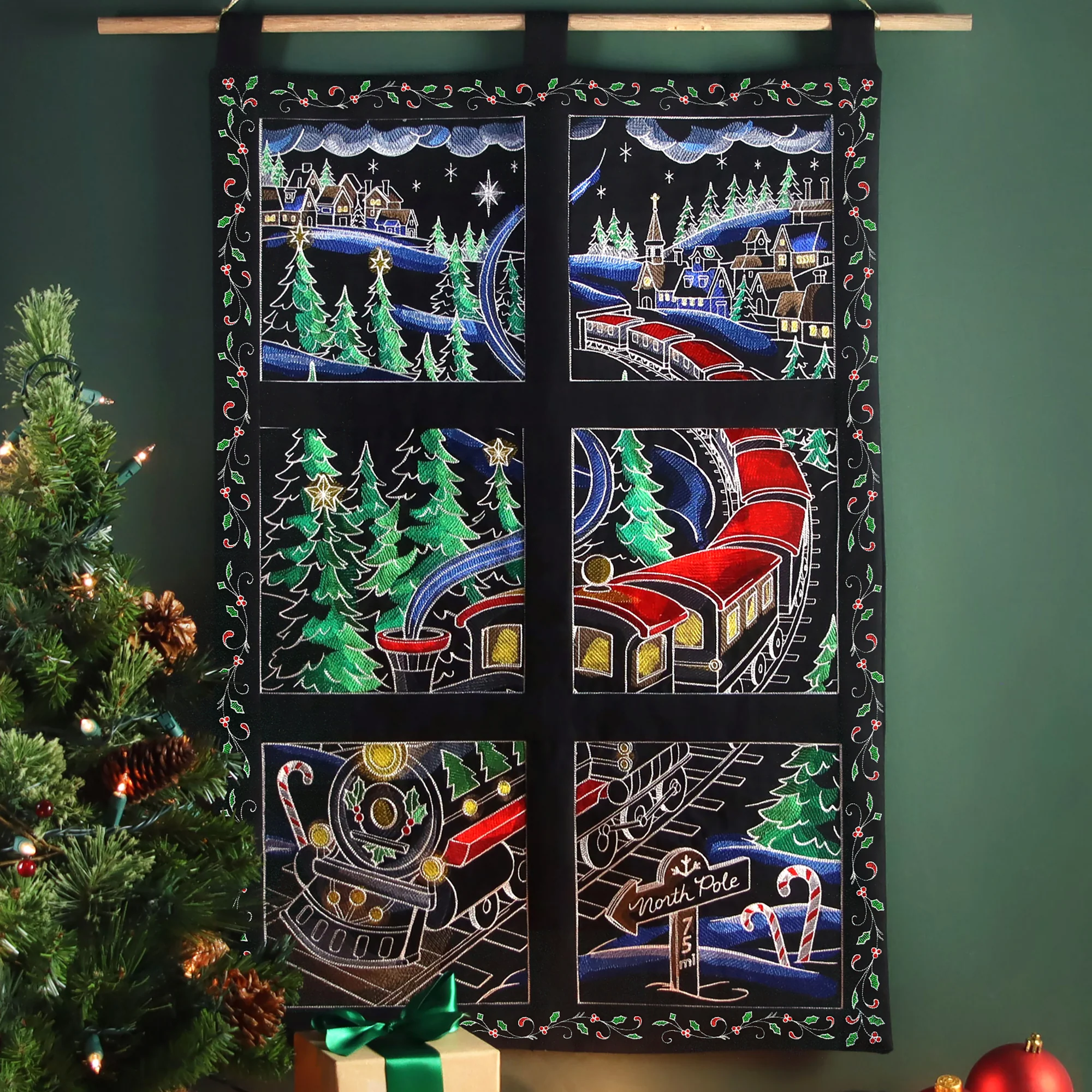 Holly & Swirls Christmas Frame - Image 17