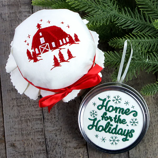 Home for the Holidays Jar Topper - Image 6