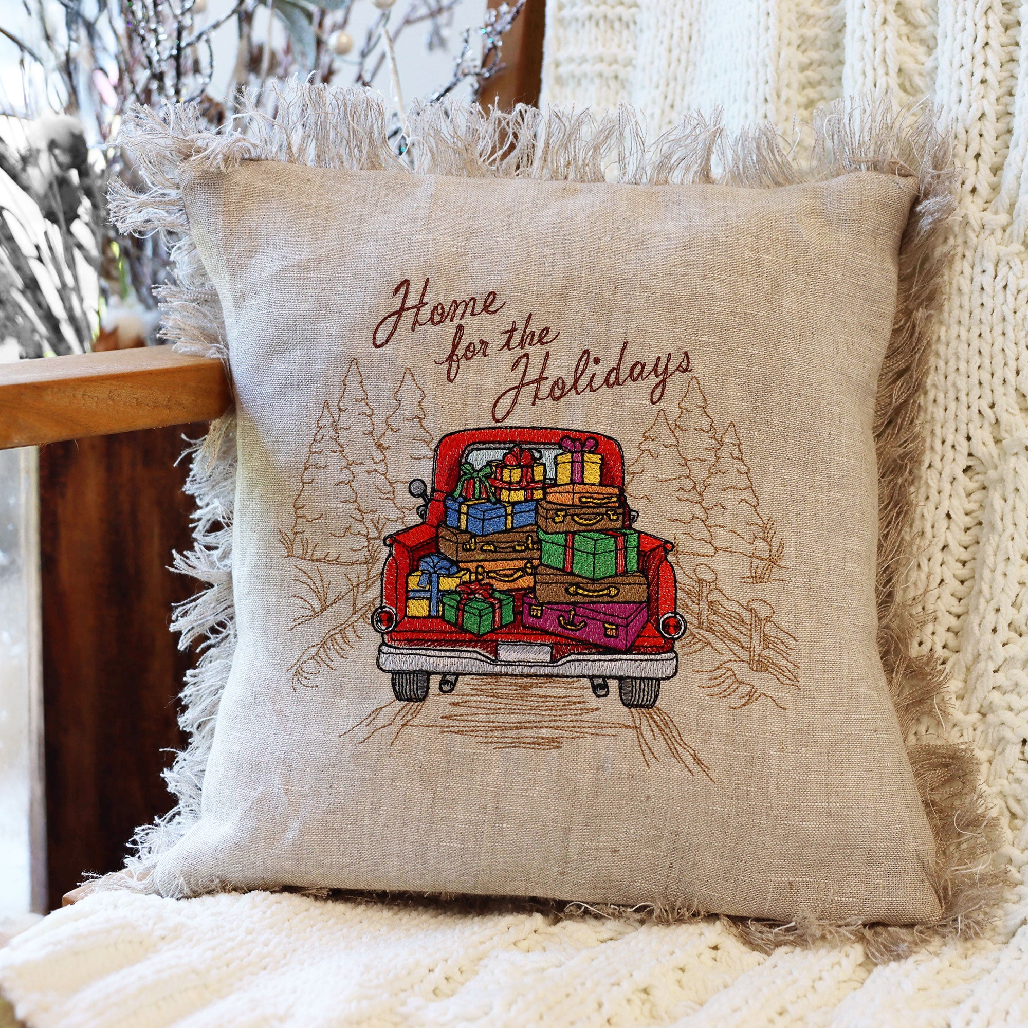Home for the Holidays Retro Truck - Image 8