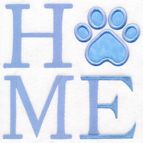 HOME Paw Print (Applique) - Image 4