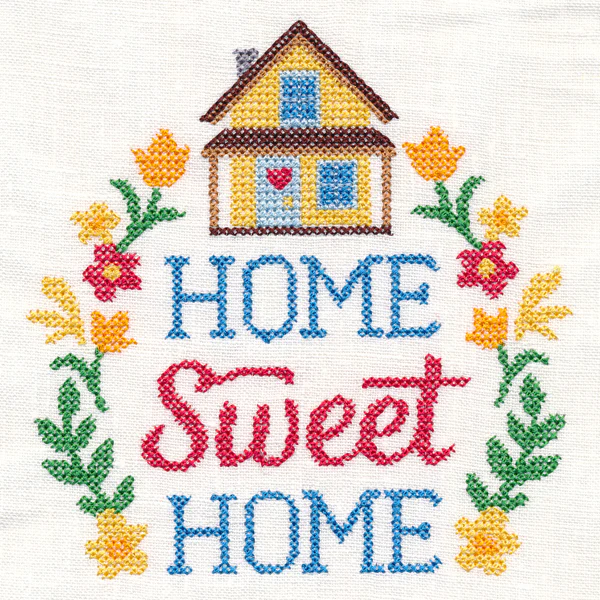 Home Sweet Home Wreath (Cross Stitch) - Image 4