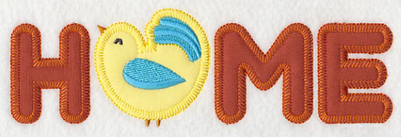 Home with Bird (Heirloom Applique) - Image 3