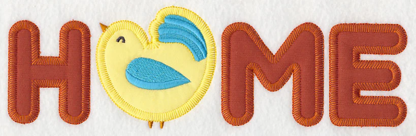 Home with Bird (Heirloom Applique) - Image 5
