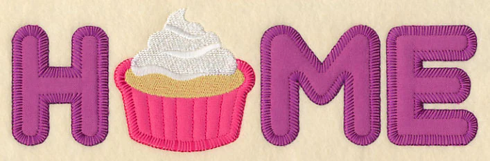 Home with Cupcake (Heirloom Applique) - Image 2