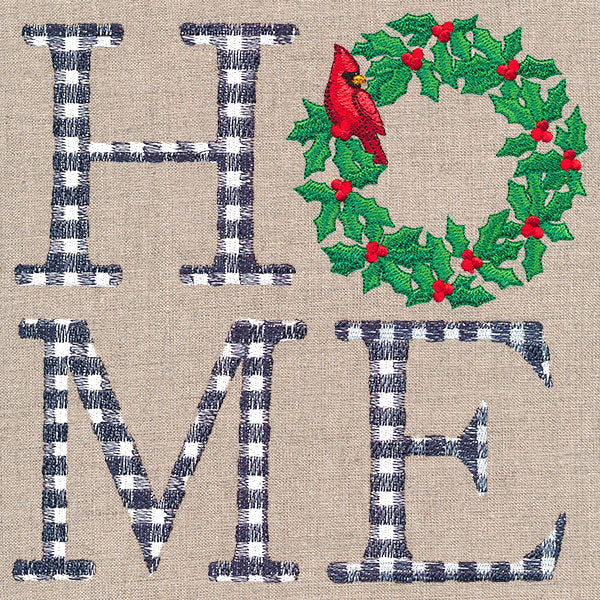 Home With Wreath