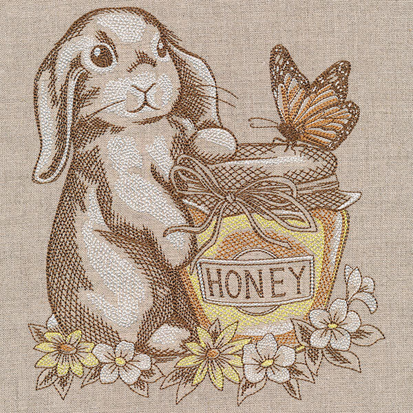 Honey and Bunny Etching - Image 4