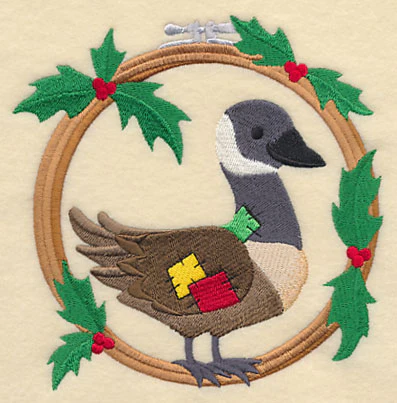 Hoop It Up Christmas Canada Goose - Image 4